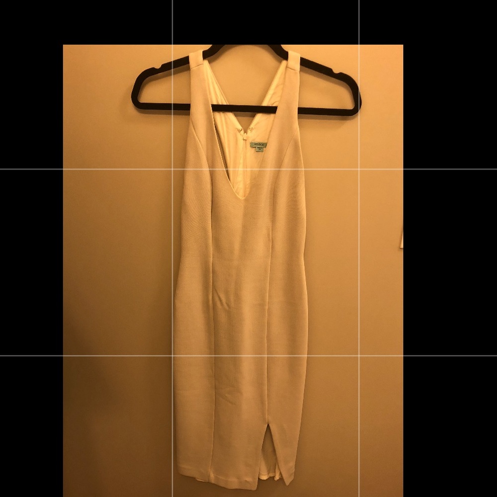 Racer back form fitted dress